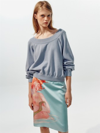 вязаный джемпер из линейки  young - детские джемперы для девочек 