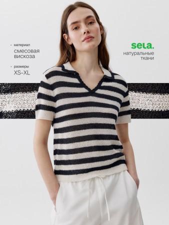 вязаный джемпер с коротким рукавом - женская одежда, обувь и аксессуары фактурная 