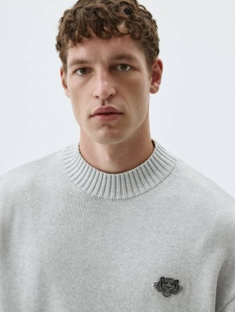 вязаный джемпер с принтом из коллаборации  x союзмультфильм - мужская одежда жаккардовая 