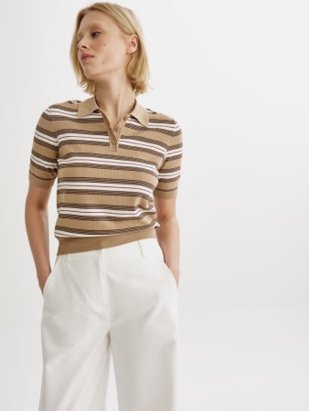 вязаный джемпер с воротником поло - женские джемперы, свитеры и кардиганы