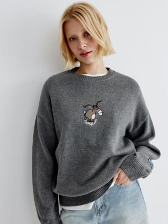 вязаный джемпер с вышивкой  x союзмультфильм фотография