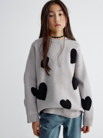 вязаный джемпер с жаккардовым принтом для девочек - детская одежда, обувь и аксессуары для всех возрастов жаккардовая 