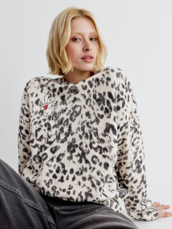 вязаный джемпер  x союзмультфильм - женская одежда с круглым вырезом 