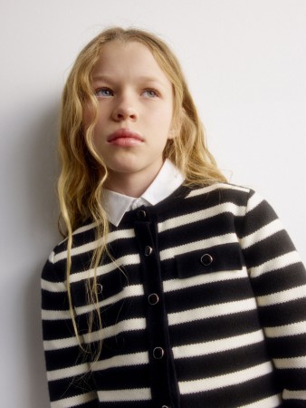 вязаный кардиган для девочек - детские кардиганы