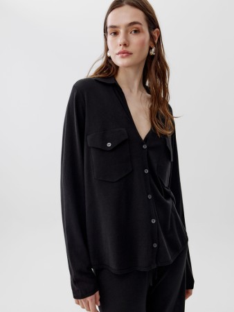 вязаный кардиган из смесового модала премиум качества фотография