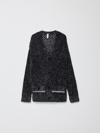 вязаный кардиган с люрексом для девочек - детская одежда, обувь и аксессуары для всех возрастов из люрекса 