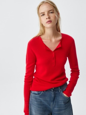 вязаный лонгслив с содержанием шерсти - женские лонгсливы дешевые 