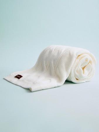 вязаный плед - товары для дома трикотажные 