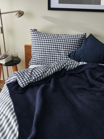 вязаный плед фотография