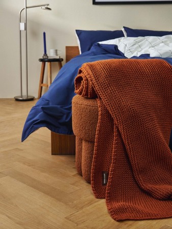 вязаный плед фотография