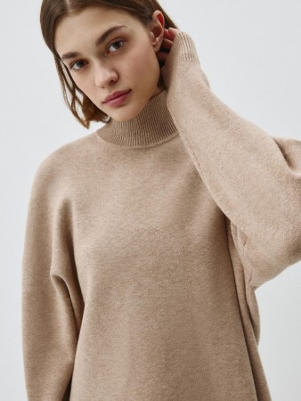 вязаный свитер с воротником-стойкой - женские джемперы, свитеры и кардиганы для взрослых 