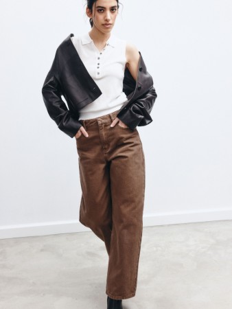 вязаный топ из смесового лиоцелла премиум качества - женские топы и майки перламутровые 