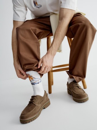 высокие носки с вышивкой из коллекции art people с алексеем ланцевым - мужская одежда, обувь и аксессуары морская 