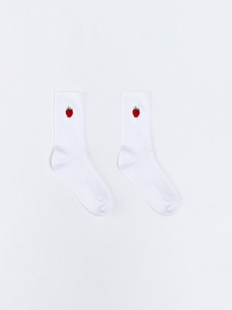 высокие носки с вышивкой - носки, чулки и колготки с вышивкой 