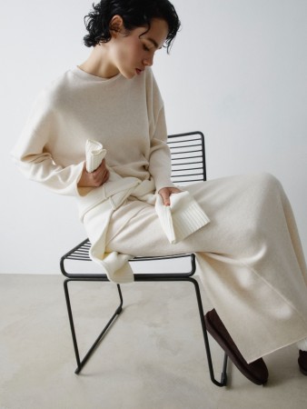 юбка макси с содержанием ангоры и шерсти - женские юбки-макси