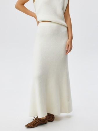 юбка макси с содержанием шерсти альпаки - женские юбки российские 