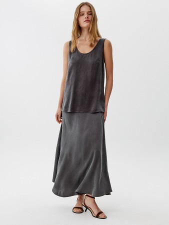 юбка миди из лиоцелла и вискозы - женские юбки российские 