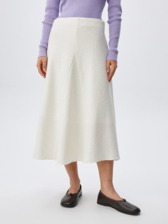 юбка миди из смесовой шерсти фотография