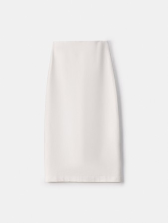 юбка прямая макси из футера - женская одежда, обувь и аксессуары из футера 