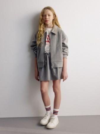 юбка с двойным поясом для девочек фотография