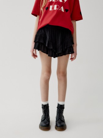 юбка-шорты с оборками для девочек - детская одежда для детей 