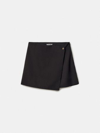 юбка-шорты с запахом с содержанием льна - женская одежда, обувь и аксессуары с запахом 