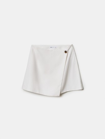 юбка-шорты с запахом с содержанием льна - женская одежда, обувь и аксессуары с запахом 