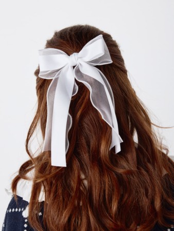 заколка для волос с бантом для девочек - детская одежда, обувь и аксессуары из органзы 