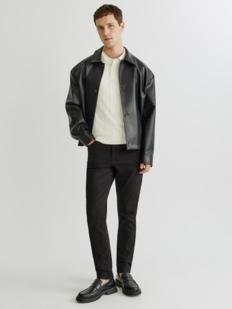 зауженные джинсы со средней посадкой - мужская одежда джинсовая 