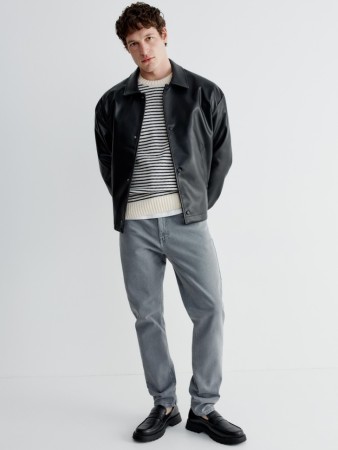 зауженные джинсы со средней посадкой - мужская одежда джинсовая 