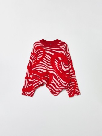 жаккардовый джемпер для девочек фотография