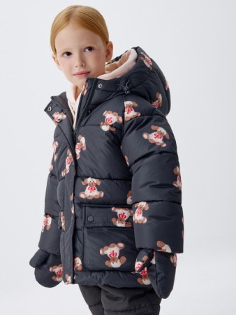 зимняя куртка с дутыми рукавицами для девочек - детская одежда, обувь и аксессуары для всех возрастов зимняя 