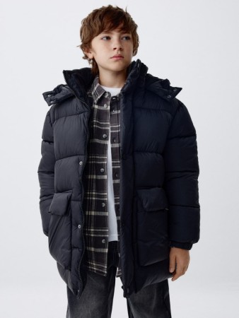 зимняя куртка с капюшоном детская фотография