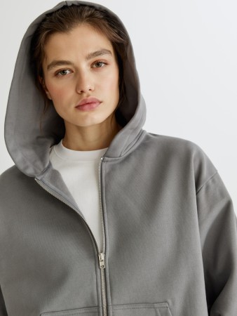 зип-худи из футера фотография