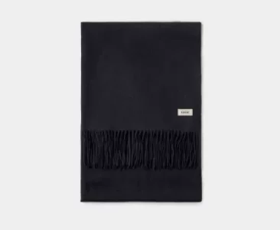 шарф dq-w1001 черный - женские платки и шарфы