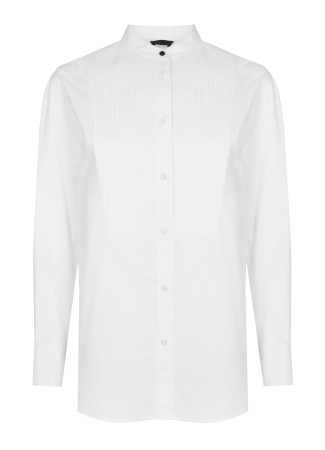 блузка женская camicia con plastron  - женские блузы с воротником 