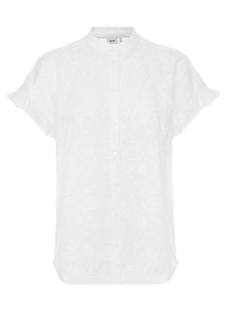 блузка женская gisella  - женские блузы с воротником 