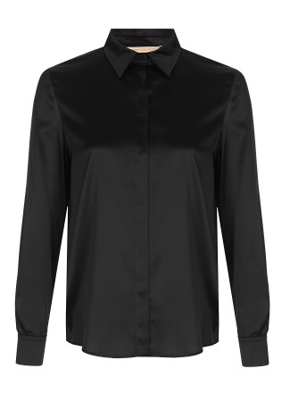 блузка женская peonia y black - женские блузы с воротником 