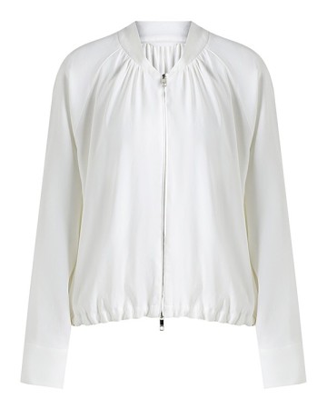 бомбер женский jalpes  - куртки и пуховики белые 