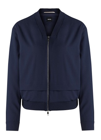 бомбер женский jirian  - куртки и пуховики синие 