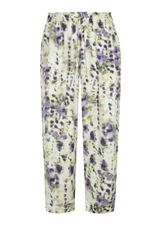 брюки женские allover satin crop pants  - женская одежда мультиколор 