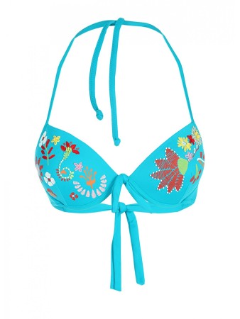 бюстгальтер для купания женский push-up bra  - женское пляжное белье