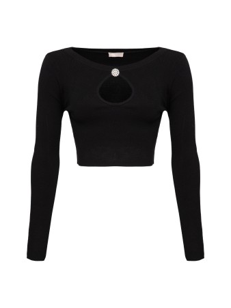 джемпер женский ecs maglia m/l cropped  фотография