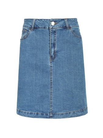 джинсовая женская юбка lulu  - женская одежда numph 