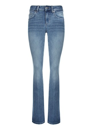 джинсы-клеш женские  - женские джинсы летние 