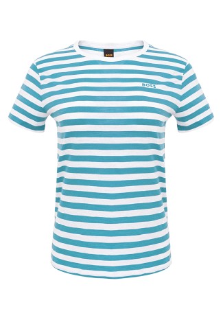 футболка женская c_esla_striped  - женская одежда boss 
