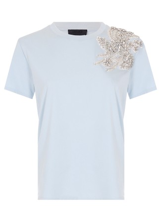 футболка женская girocollo  - женские футболки объемные 