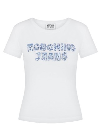 футболка женская  jeans - женская одежда mo5ch1no jeans 