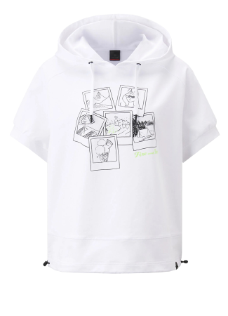 худи с коротким рукавом женское sharon2   - женская одежда bogner fire+ice 