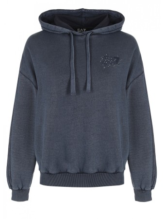 худи женское sweatshirt ea7 - женские худи летние 